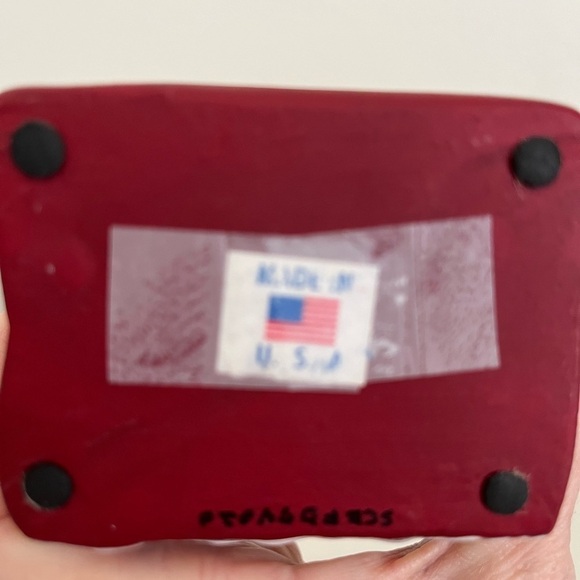 Vintage Ceramic Bag Santa Glasses Made In USA - Picture 6 of 6